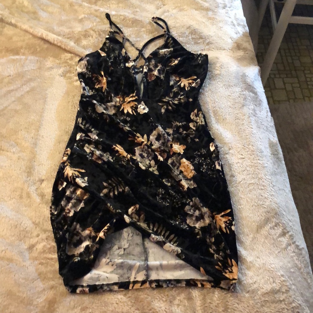 Floral mini dress